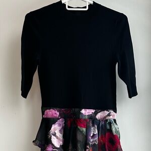 Ted Baker London Black and Flower Dress